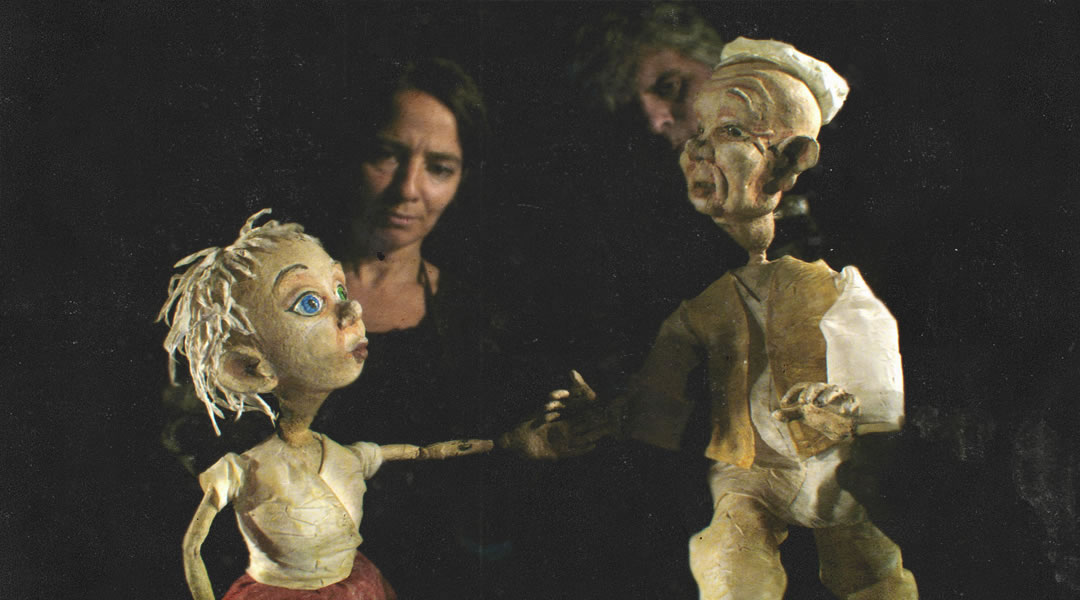 puppet - Célestine with her oncle